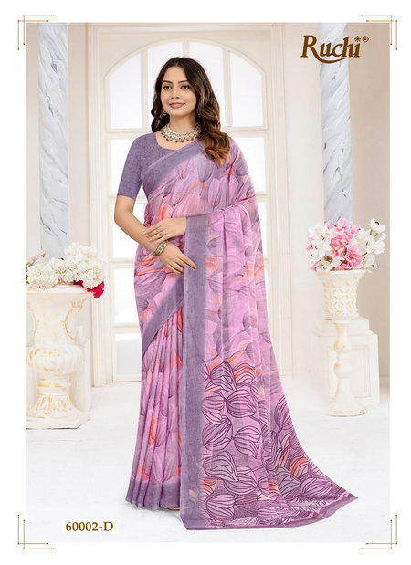 Star Chiffon 215 By Ruchi Chiffon Fancy Saree Wholesale In India